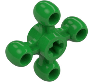 LEGO Verde brillante Engranaje con 4 Knobs (32072 / 49135)