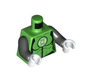 LEGO Verde brillante Verde Lantern (Jessica Cruz) Minifigura Torso (973 / 76382)