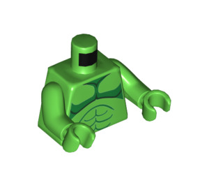 LEGO Leuchtend grün Hulk Minifig Torso (973 / 76382)