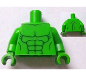 LEGO Bright Green Hulk Torso (973)