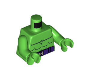 LEGO Jasno zielony Hulk Tułów (973 / 76382)