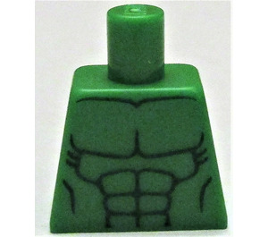 LEGO Leuchtendes Grün Hulk Torso ohne Arme (973)