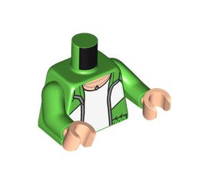 LEGO Fel groen Jimin Minifig Torso (973 / 76382)