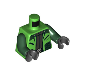 LEGO Leuchtend grün Kaz Xiono Minifig Torso (973 / 76382)