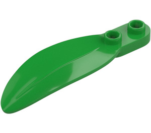 LEGO Bright Green Leaf 2 x 6 x 1 (3565)