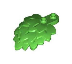 LEGO Bright Green Leaf 4 x 5 x 1.3 (5058)