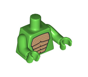 LEGO Vert clair Lizard Man Torse (973 / 88585)