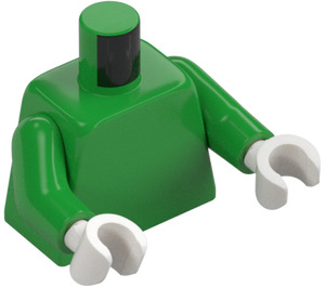 LEGO Fel groen Louie Minifiguur Torso (973 / 76382)