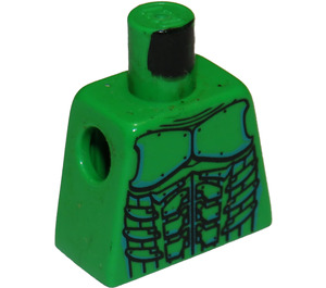 LEGO Fel groen Minifiguur Torso zonder armen met Groen Goblin Patroon (973)