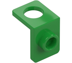 LEGO Bright Green Neck Bracket with Stud with Thinner Back Wall (42446)