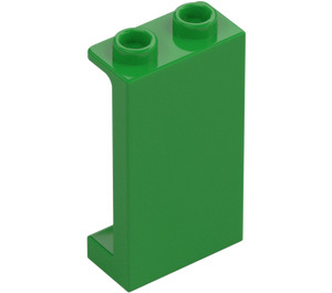 LEGO Bright Green Panel 1 x 2 x 3 with Side Supports - Hollow Studs (35340 / 87544)