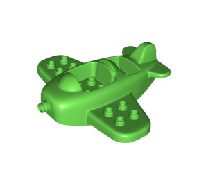 LEGO Bright Green Plane 12 x 10 x 4 (16196)