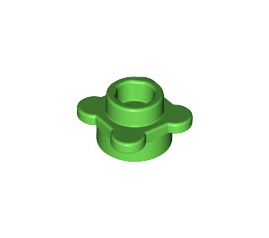 LEGO Bright Green Plate 1 x 1 Round with Flower Petals (28573 / 33291)