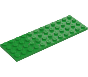 LEGO Lysegrønn Plate 4 x 12 (3029)