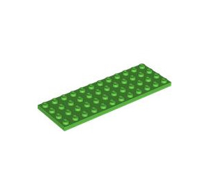 LEGO Leuchtend grün Platte 4 x 12 (3029)