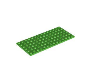LEGO Bright Green Plate 6 x 14 (3456)