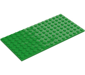 LEGO Bright Green Plate 8 x 16 (92438)