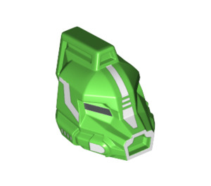 LEGO Bright Green Robot Sidekick with Armor Head (12957)