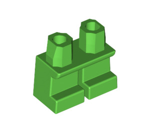 LEGO Leuchtend grün Kurz Beine (41879 / 90380)