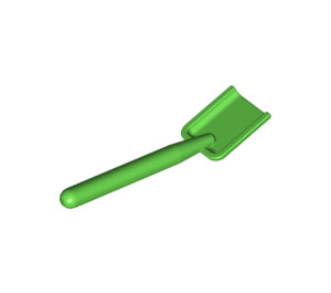 LEGO Fel groen Schop (Steel met rond uiteinde) (3837)