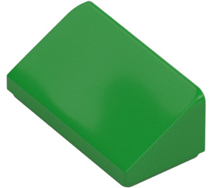 LEGO Fel groen Helling 1 x 2 (31°) (85984)