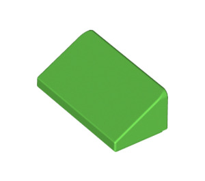 LEGO Bright Green Slope 1 x 2 (31°) (85984)