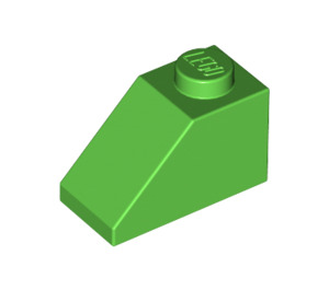 LEGO Fel groen Helling 1 x 2 (45°) (3040 / 6270)