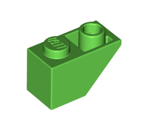 LEGO Fel groen Helling 1 x 2 (45°) Omgekeerd (3665)