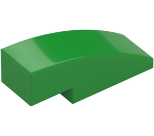 LEGO Bright Green Slope 1 x 3 Curved (50950)