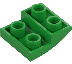 LEGO Bright Green Slope 2 x 2 x 0.7 Curved Inverted (32803)