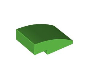 LEGO Bright Green Slope 2 x 3 Curved (24309)
