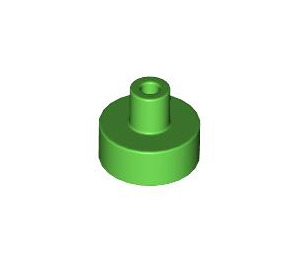 LEGO Vert clair Tuile 1 x 1 Rond avec Hollow Barre (20482 / 31561)