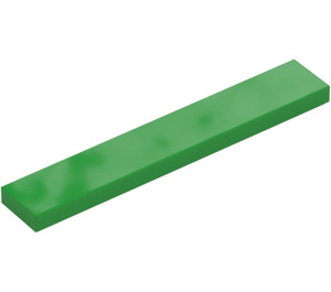 LEGO Bright Green Tile 1 x 6 (6636)