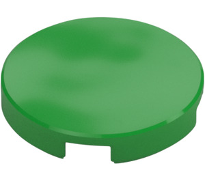 LEGO Bright Green Tile 2 x 2 Round with Bottom Stud Holder (14769)