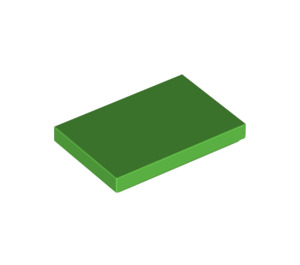 LEGO Fel groen Tegel 2 x 3 (26603)