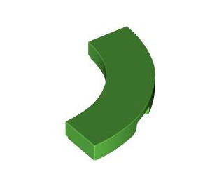 LEGO Bright Green Tile 3 x 3 Curved Corner (79393)