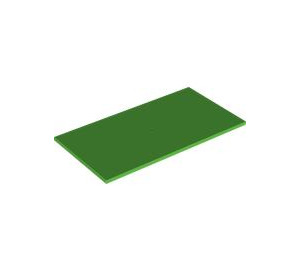 LEGO Bright Green Tile 8 x 16 with Bottom Tubes, Textured Top (90498)