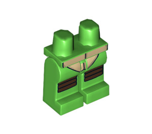 LEGO Fel groen TMNT Heupen en benen (13275 / 13278)
