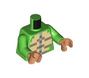 LEGO Bright Green Turtle Skin Warrior Minifig Torso (973 / 76382)