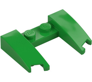 LEGO Fel groen Wig 3 x 4 x 0.7 met Uitsparing (11291 / 31584)