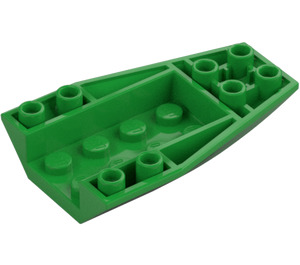 LEGO Jasno zielony Klin 6 x 4 Potroić Zakrzywiony Odwrotny (43713)