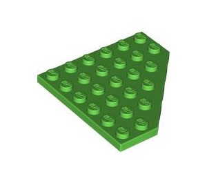 LEGO Vert clair Coin assiette 6 x 6 Coin (6106)