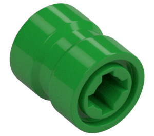 LEGO Fel groen Wiel Rand Ø8.1 x 9mm (Gekerfd gat, verstevigde achterkant) (74967)