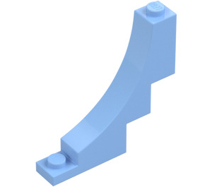 LEGO Leuchtendes Hellblau Bogen 1 x 5 x 4 Invers (4294 / 30099)