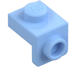 LEGO Bright Light Blue Bracket 1 x 1 with 1 x 1 Plate Down (36841)