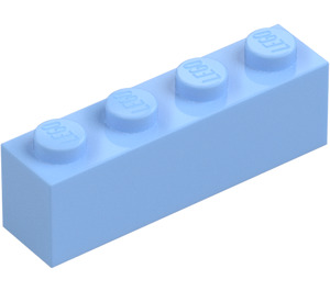 LEGO Lys lyseblå Kloss 1 x 4 (3010 / 6146)