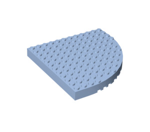 LEGO Bright Light Blue Brick 12 x 12 Round Corner  without Top Pegs (6162 / 42484)