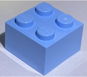 LEGO Bleu clair brillant Brique 2 x 2 (3003 / 6223)