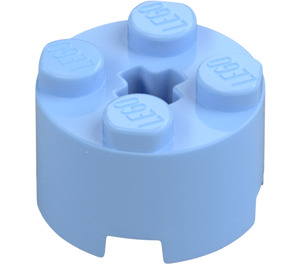 LEGO Bleu Clair Brillant Brique 2 x 2 Rond (3941 / 6143)