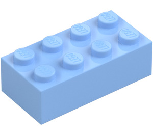 LEGO Bright Light Blue Brick 2 x 4 (3001 / 72841)